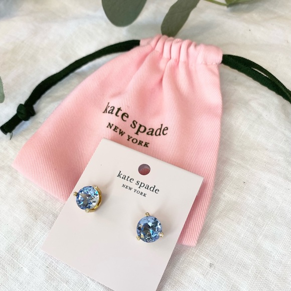 kate spade Jewelry - ✨Host Pick✨ NWT Kate Spade ♠️ Rise And Shine Stud Earrings in Aquamarine / Blue